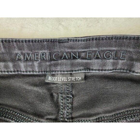 American Eagle Jeans Women's AE Next Level Stretch Super Hi-Rise Jegging Sz 8 - Picture 9 of 15